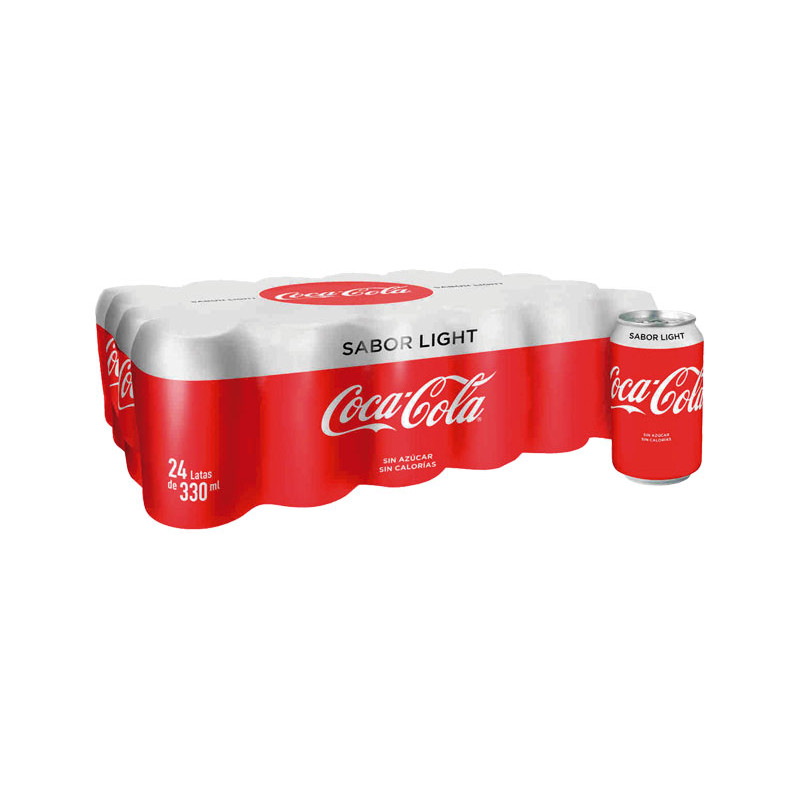 PACK 24 LATAS COCA COLA LIGHT 33cl