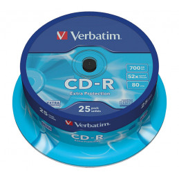 BOBINA 25 CD-R VERBATIM 52X...